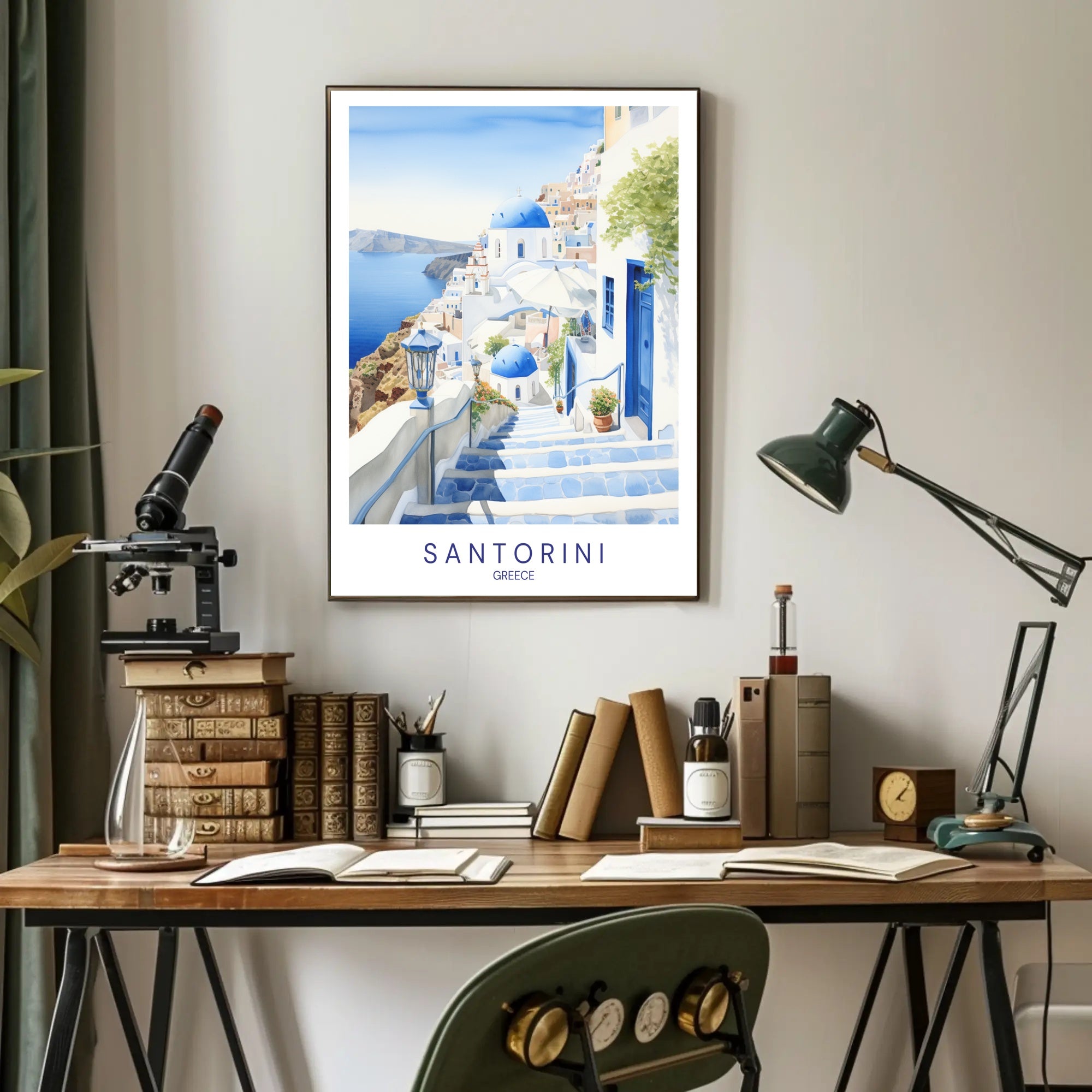 Santorini, Greece Poster PosterGoat