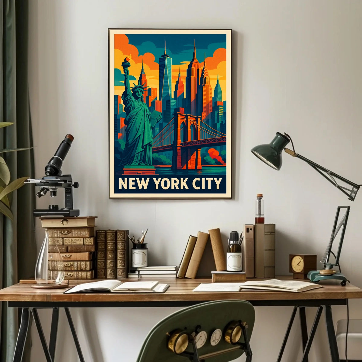 New York City Skyline Poster