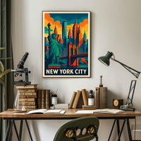 New York City Skyline Poster