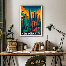 New York City Skyline Poster