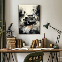 Vintage Power On The Move Vintage Poster