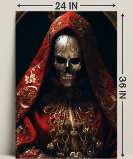 The Enigmatic Masked Figure Poster PosterGoat