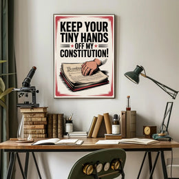 Protect the Constitution Political Propaganda Poster