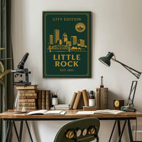 Little Rock City Edition Poster PosterGoat