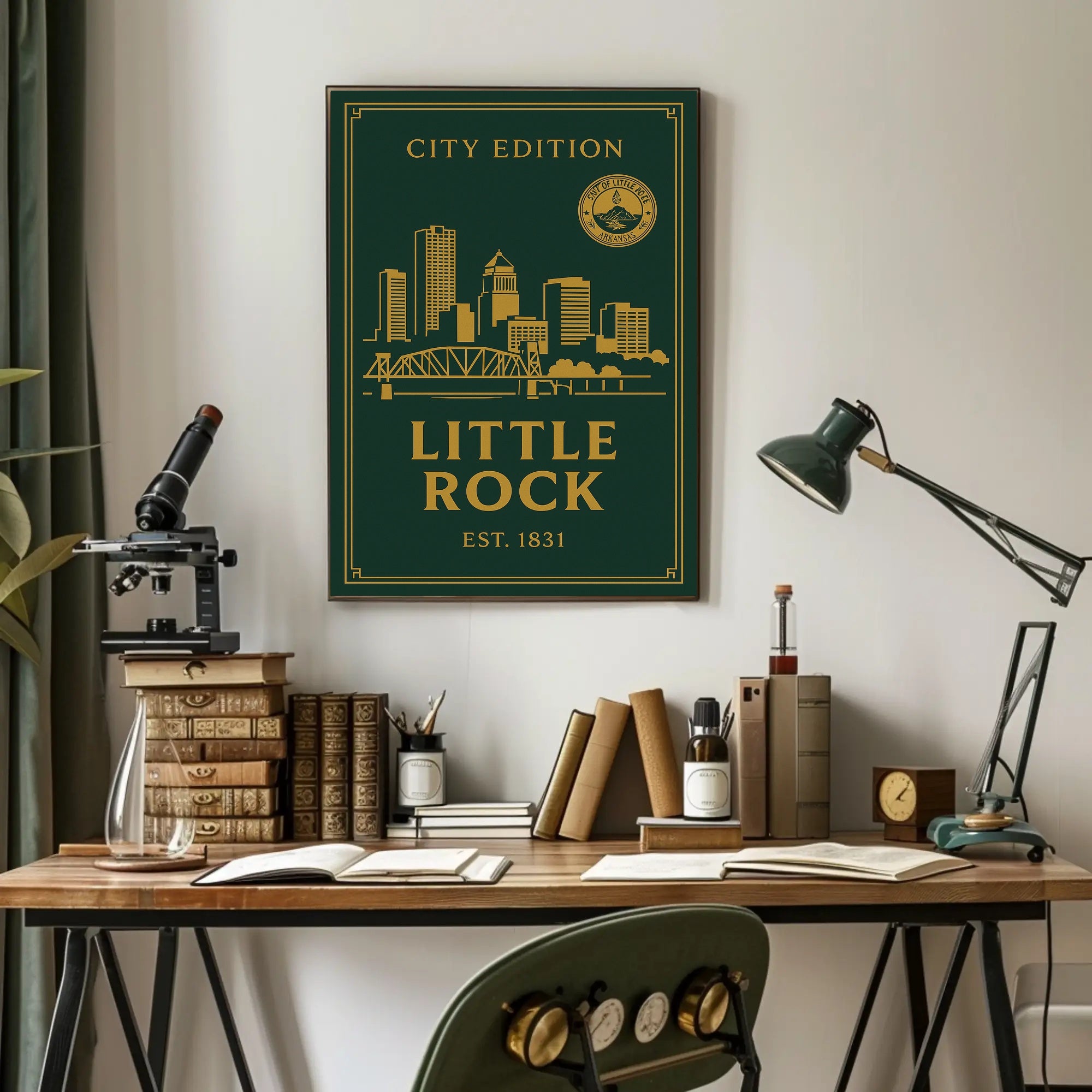 Little Rock City Edition Poster PosterGoat