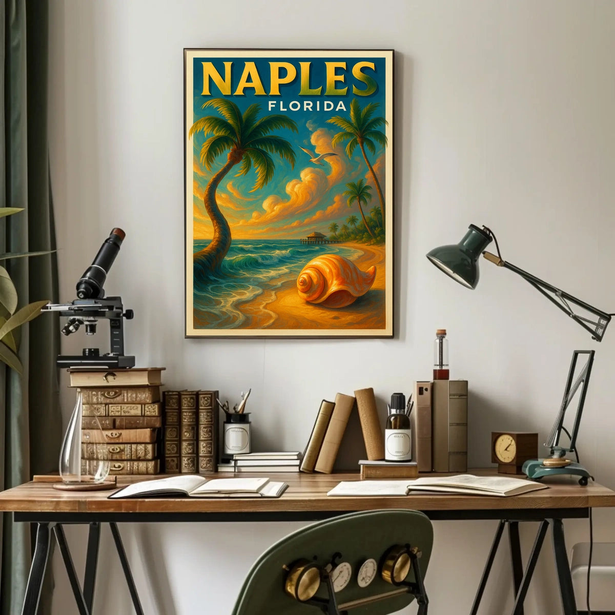Naples, Florida Tropical Paradise Poster