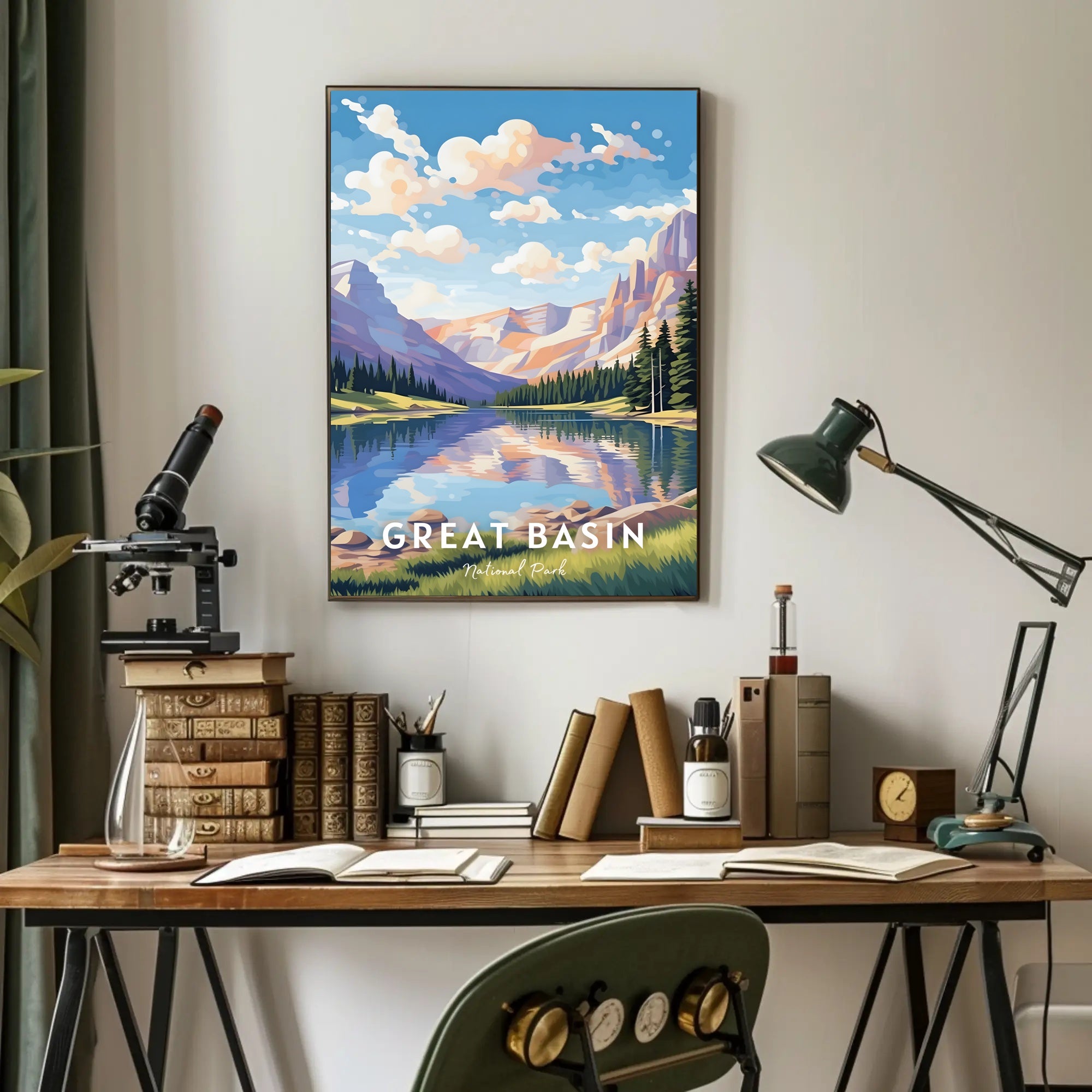 Great Basin National Park Travel Poster