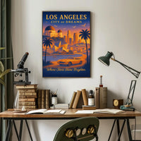 Los Angeles City of Dreams Poster Print PosterGoat