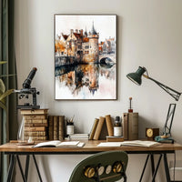 Belgium Ghent Gravensteen Castle View Poster