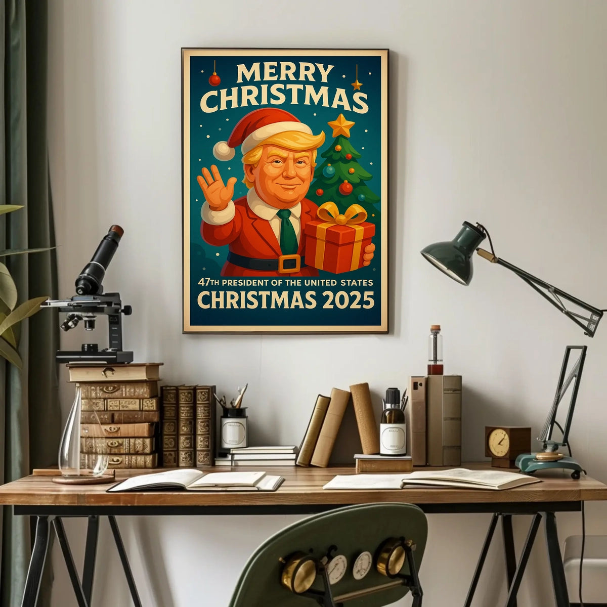 47th President Christmas 2025 Poster