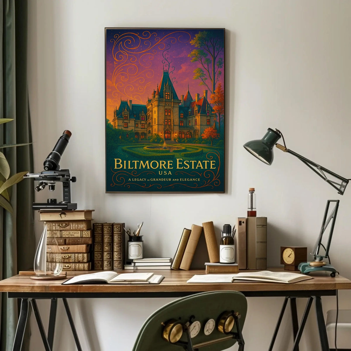Biltmore Estate A Legacy of Grandeur Poster