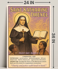Saint Katharine Drexel Poster PosterGoat
