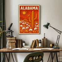 Alabama Vibrant Landscape Poster