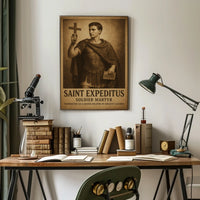 Saint Expeditus Soldier Martyr Poster