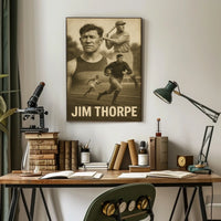 Jim Thorpe A Legendary Athlete Poster