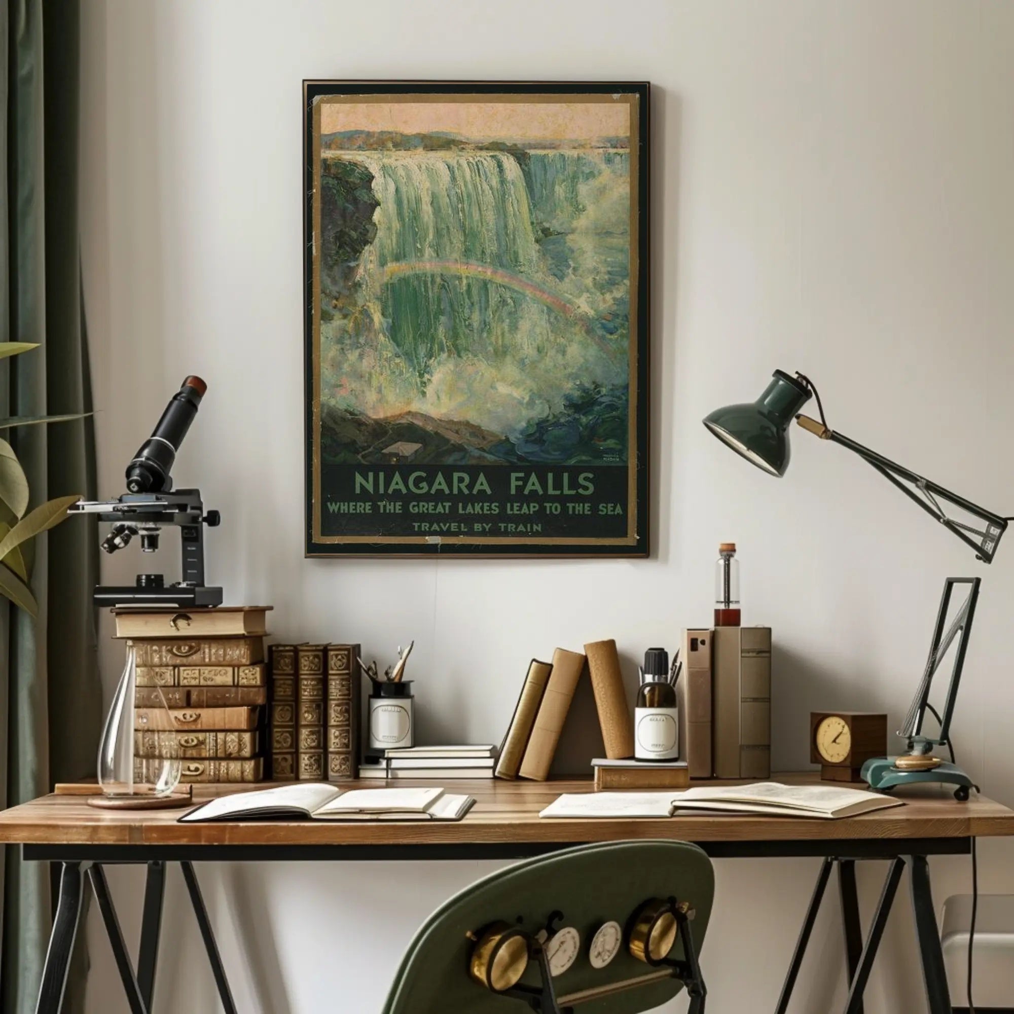 Niagara Falls Travel Poster PosterGoat