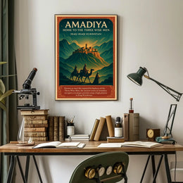 Amadiya Home to the Three Wise Men Poster