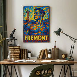 Fremont Mosaic Portrait Poster