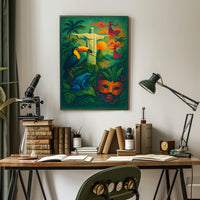 Vibrant Brazil Poster