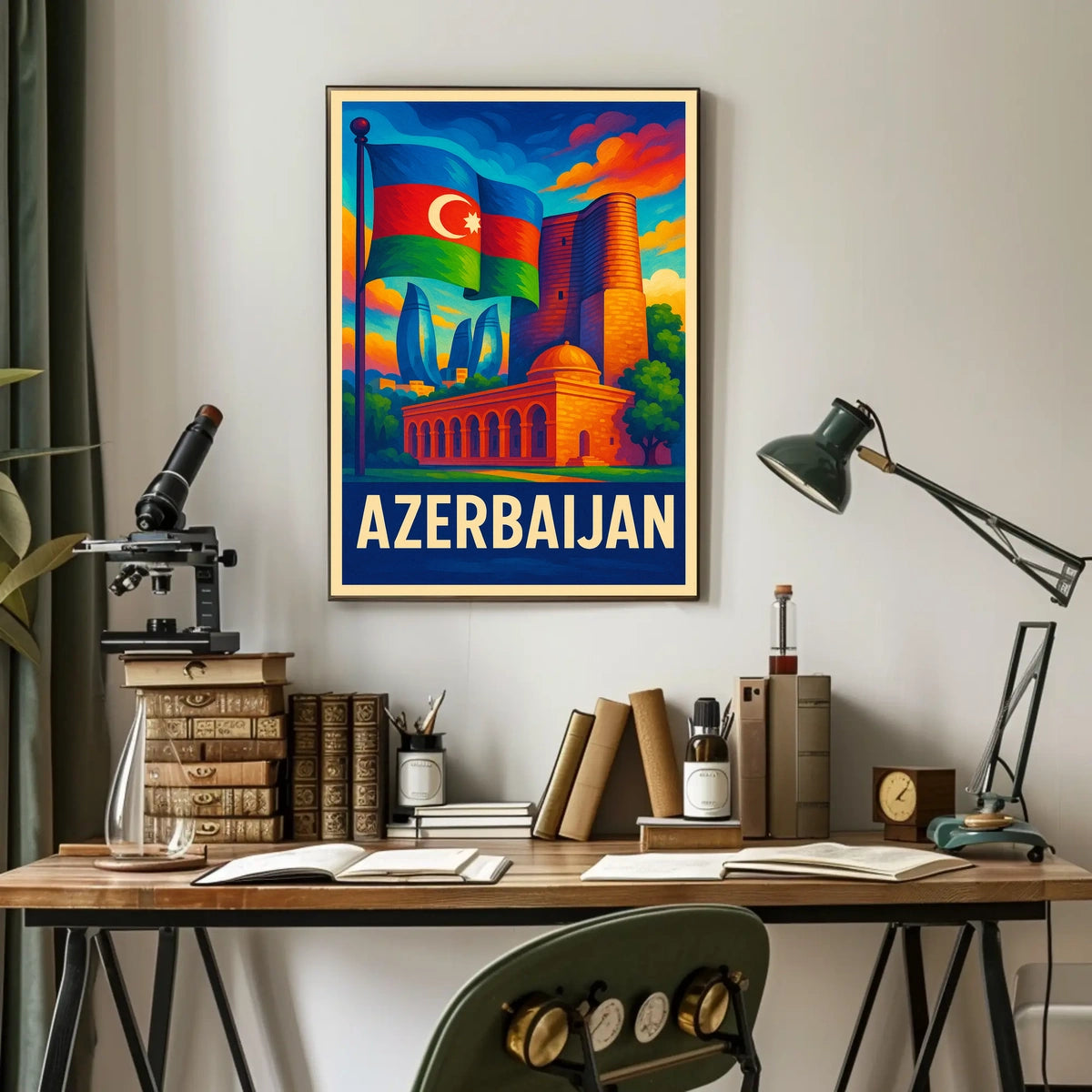 Azerbaijan A Vibrant Heritage Poster