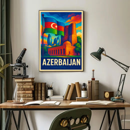 Azerbaijan A Vibrant Heritage Poster