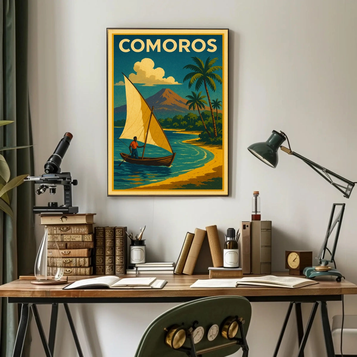 Comoros Island Paradise Poster