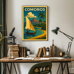 Comoros Island Paradise Poster