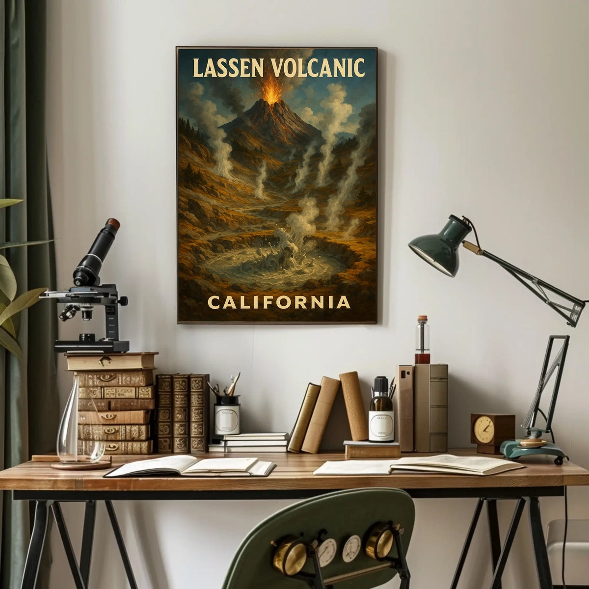 Lassen Volcanic California Poster