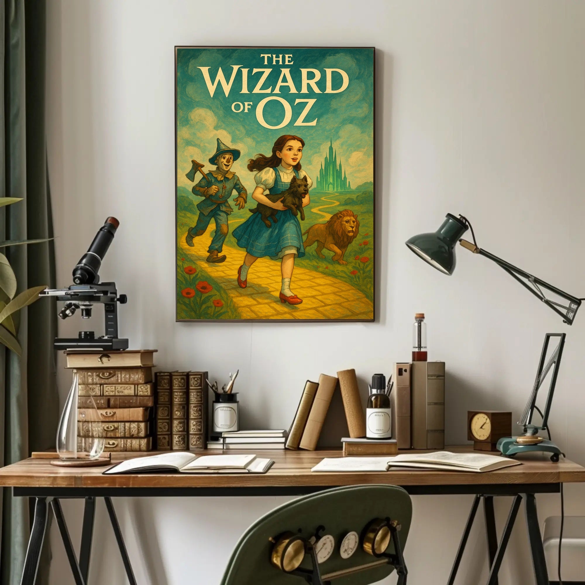 The Wizard of Oz Classic Fantasy Journey Poster PosterGoat
