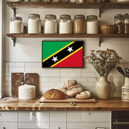 Saint Kitts and Nevis Flag Poster