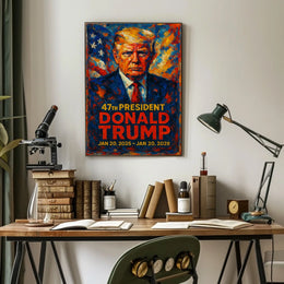 Donald Trump Visionary American Spirit Poster