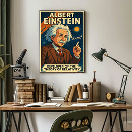 Albert Einstein Developer Of The Poster