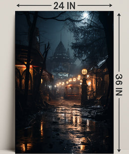 Enchanted Nightscape Poster