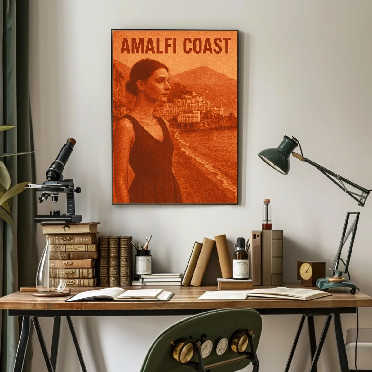 Amalfi Coast Serenity Poster Wall Art Print for Decor