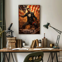 Abraham Lincoln Leadership Art Poster For Home Decor