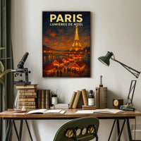 Paris Lumières De Noël Poster