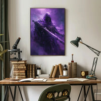 Ethereal Skeletal Knight Unveils Mystical Fantasy Realm Poster PosterGoat