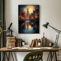 Enchanted Evening In Amsterdam Poster