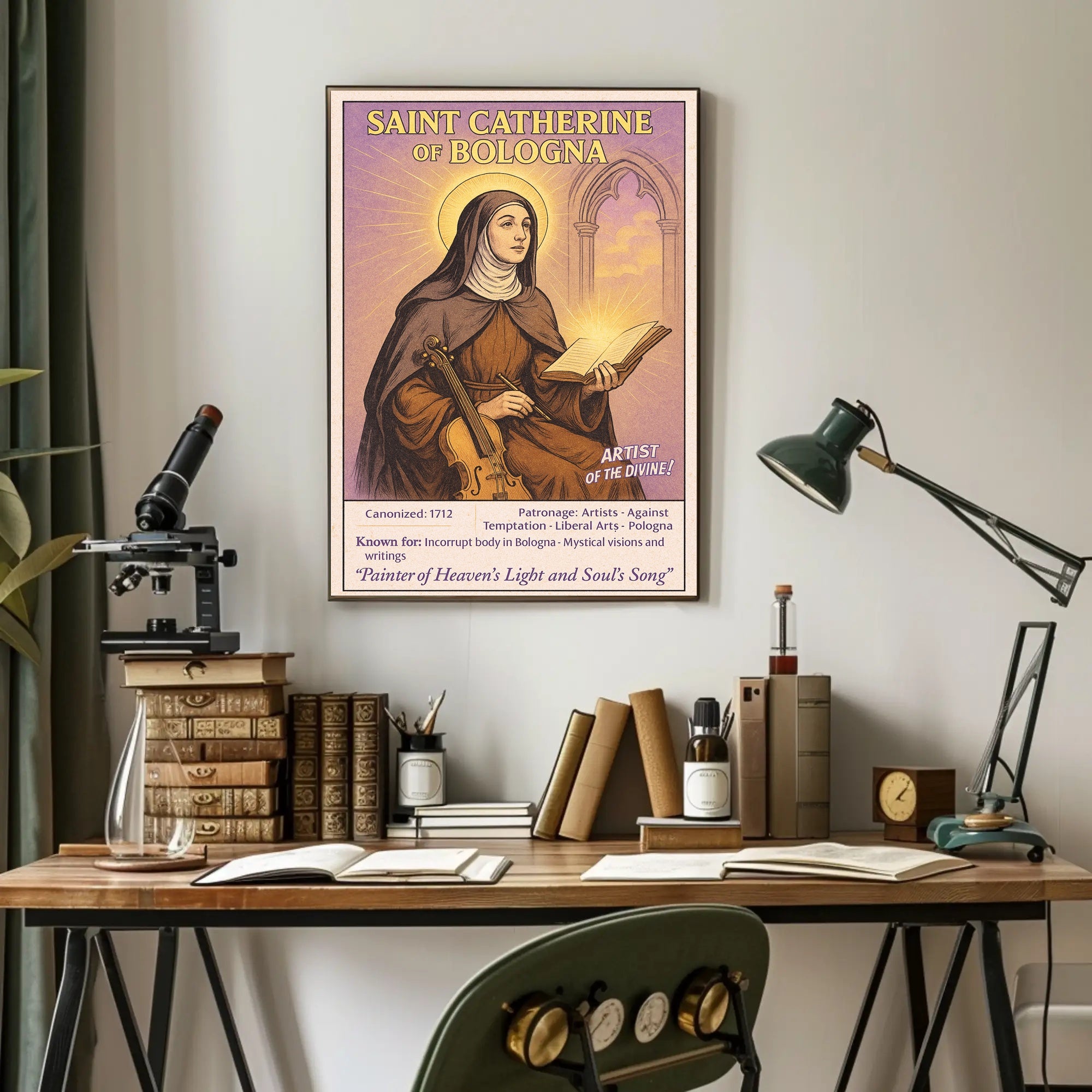 Saint Catherine of Bologna Poster PosterGoat