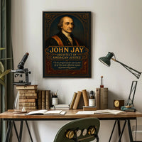John Jay Architect Of American Justice Poster