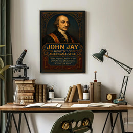 John Jay Architect Of American Justice Poster