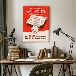 Pearl Harbor Day War Bonds Promotion Poster PosterGoat