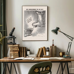 Give Schicklegruber the Hot-Foot! Poster PosterGoat