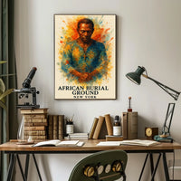 African Burial Ground Artful Cultural or Heritage Poster
