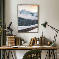 Winter Wonderland Serenity: National Park Poster