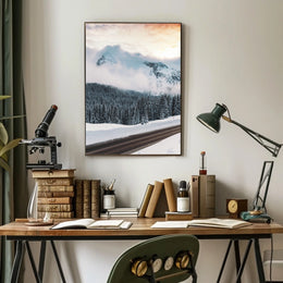 Winter Wonderland Serenity: National Park Poster