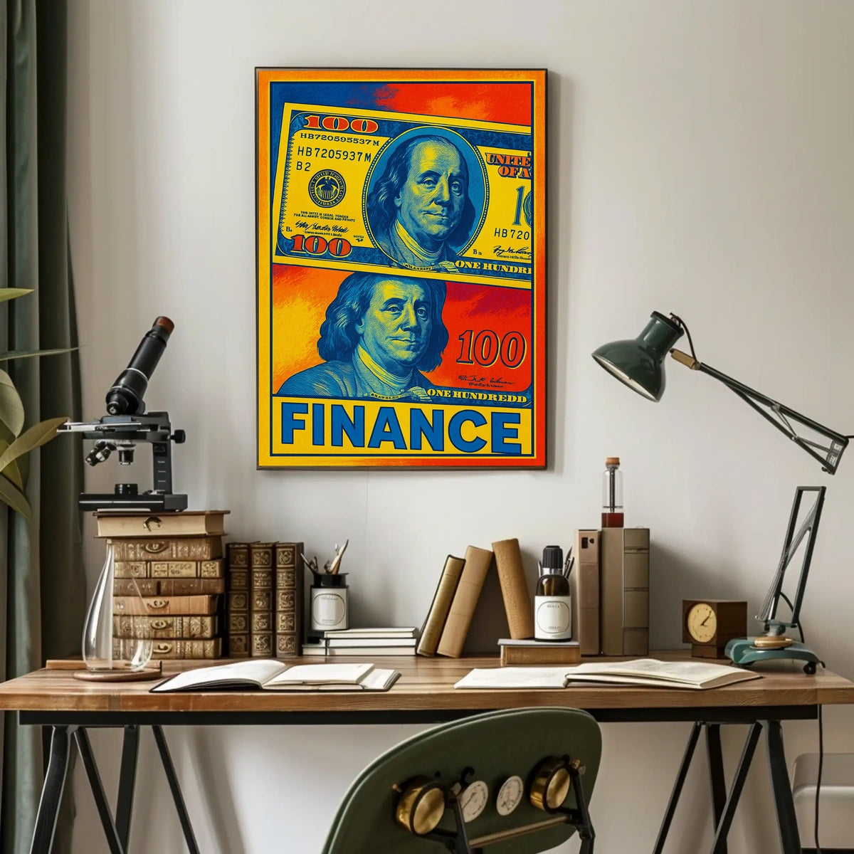 Finance and Currency Art Poster