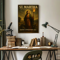 St. Martha The Slayer of the Dragon Poster