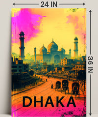 Dhaka Cityscape Poster PosterGoat