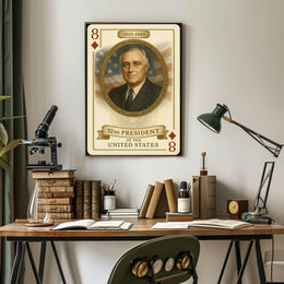 Franklin D Roosevelt 32nd President Poster